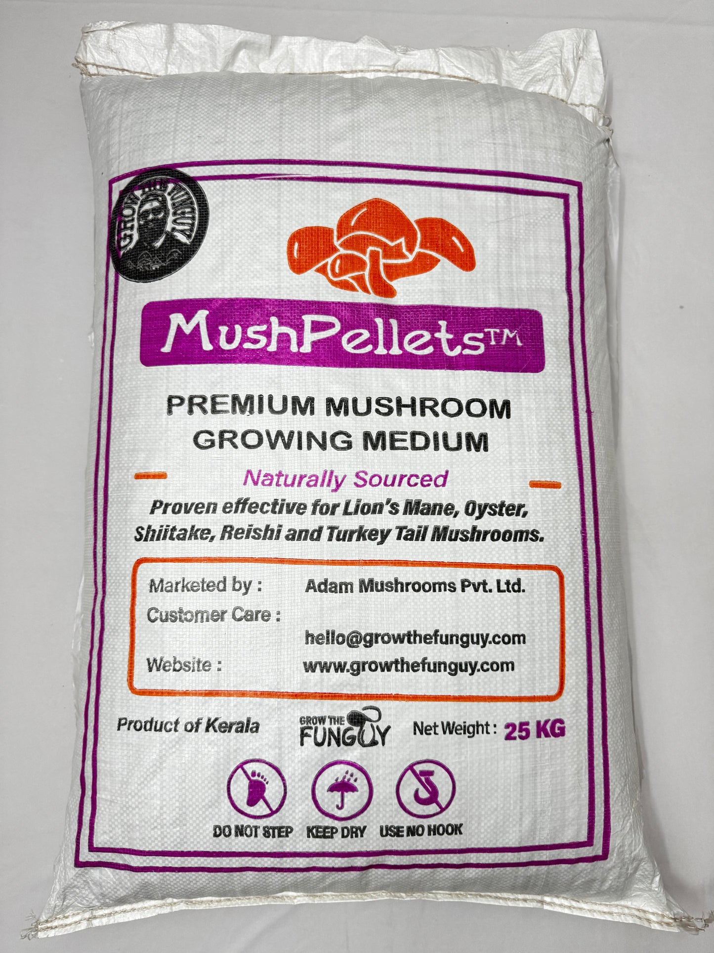 MushPellets MastersMix 2 KG - Premium mushroom grow medium for Wood loving species