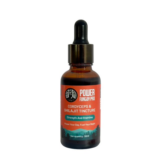 POWERFUNGUY PRO - Cordyceps Dual Extract & Shilajit Extract Tincture 30ML