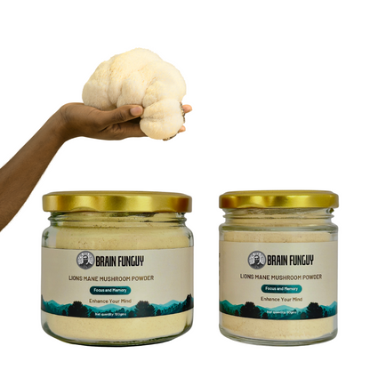 Organic Lion's Mane Powder - | Premium Quality, Brain-Boosting Superfood | Grown in India