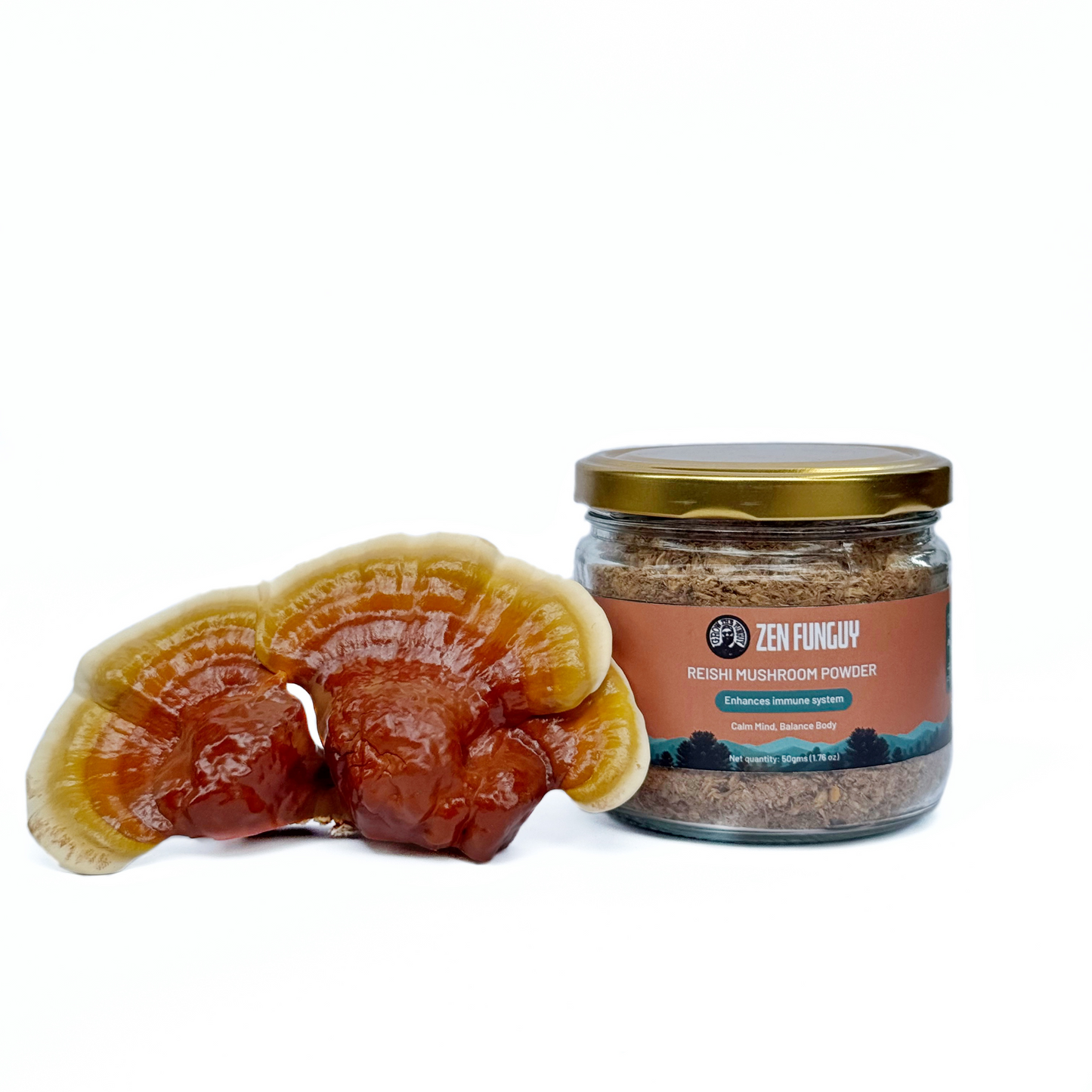 Organic Reishi Mushroom Powder - 50g | Premium Quality, Immune-Boosting Superfood
