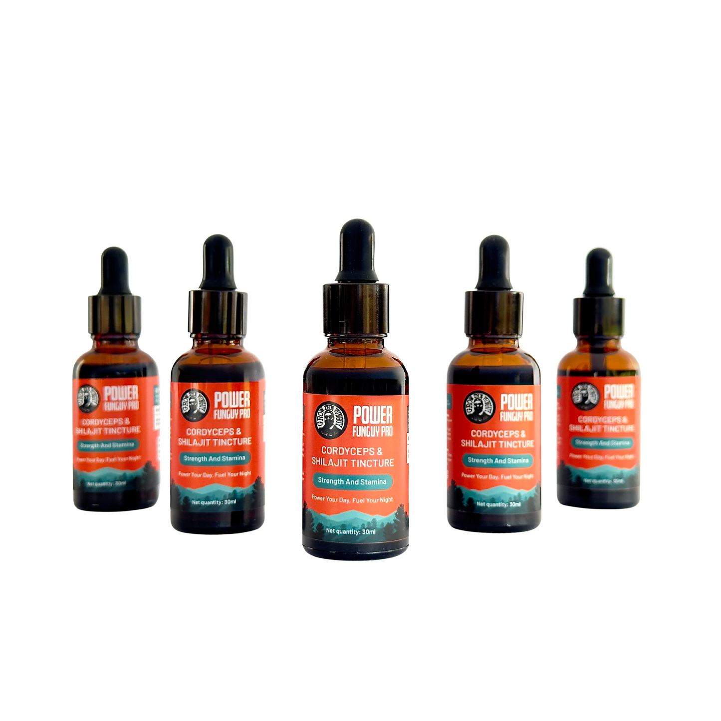 POWERFUNGUY PRO - Cordyceps Dual Extract & Shilajit Extract Tincture 30ML