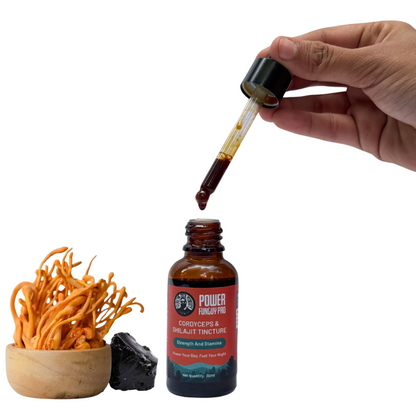 POWERFUNGUY PRO - Cordyceps Dual Extract & Shilajit Extract Tincture 30ML