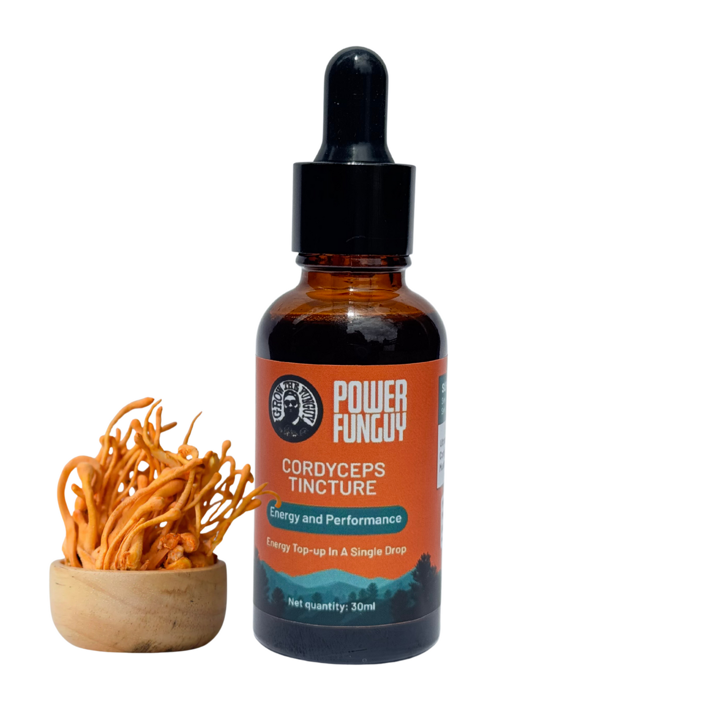 POWERFUNGUY - Dual extract Cordyceps tincture - 30ml