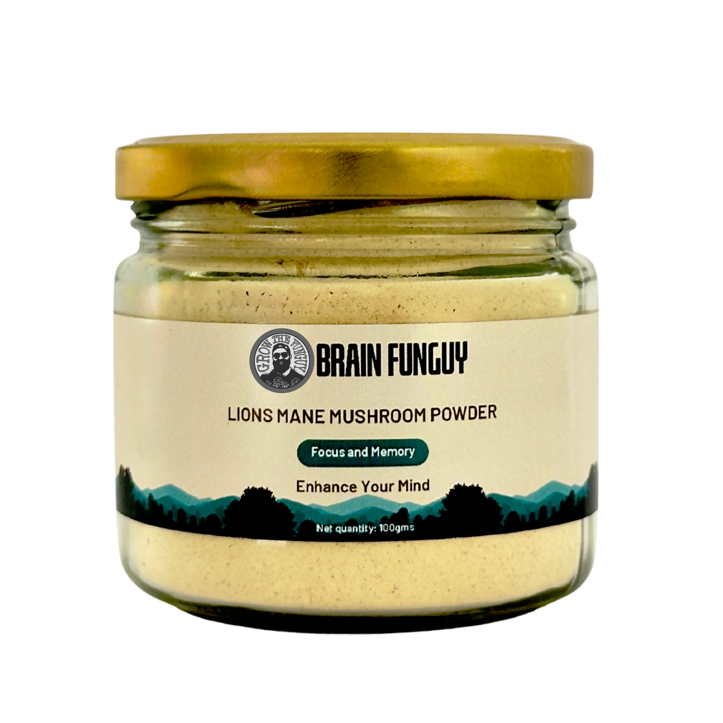 Organic Lion's Mane Powder - | Premium Quality, Brain-Boosting Superfood | Grown in India